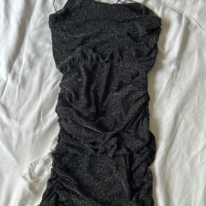 Brand New cowl neck ruched party dress size S